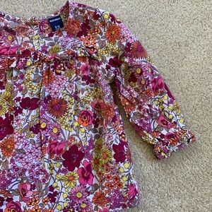 Old Navy baby girl floral blouse